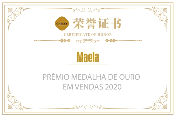 Prémio medalha de outro de vendas